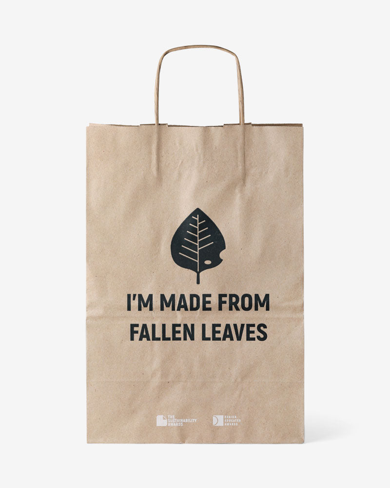 Eco friendly Releaf Paper Bag, Fallen Leaf, Medium (100 pcs)