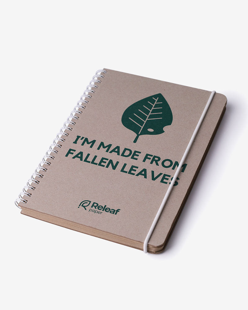 Releaf Paper Notebook (A5), Natural Kraft, (1 pcs)