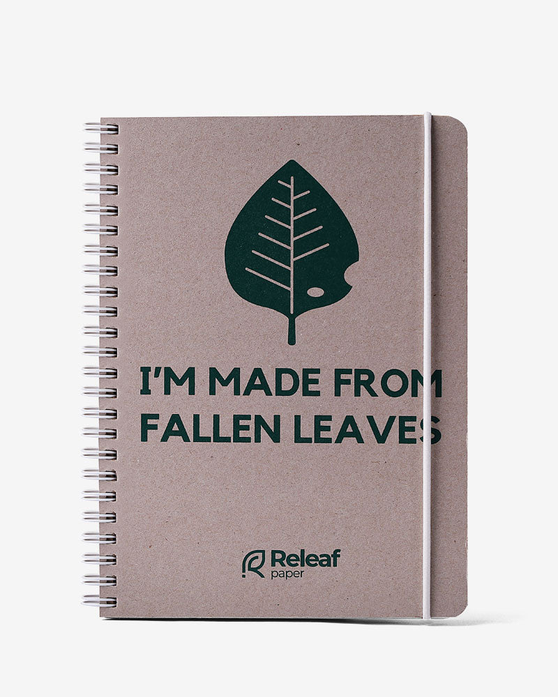 Releaf Paper Notebook (A5), Natural Kraft, (1 pcs)