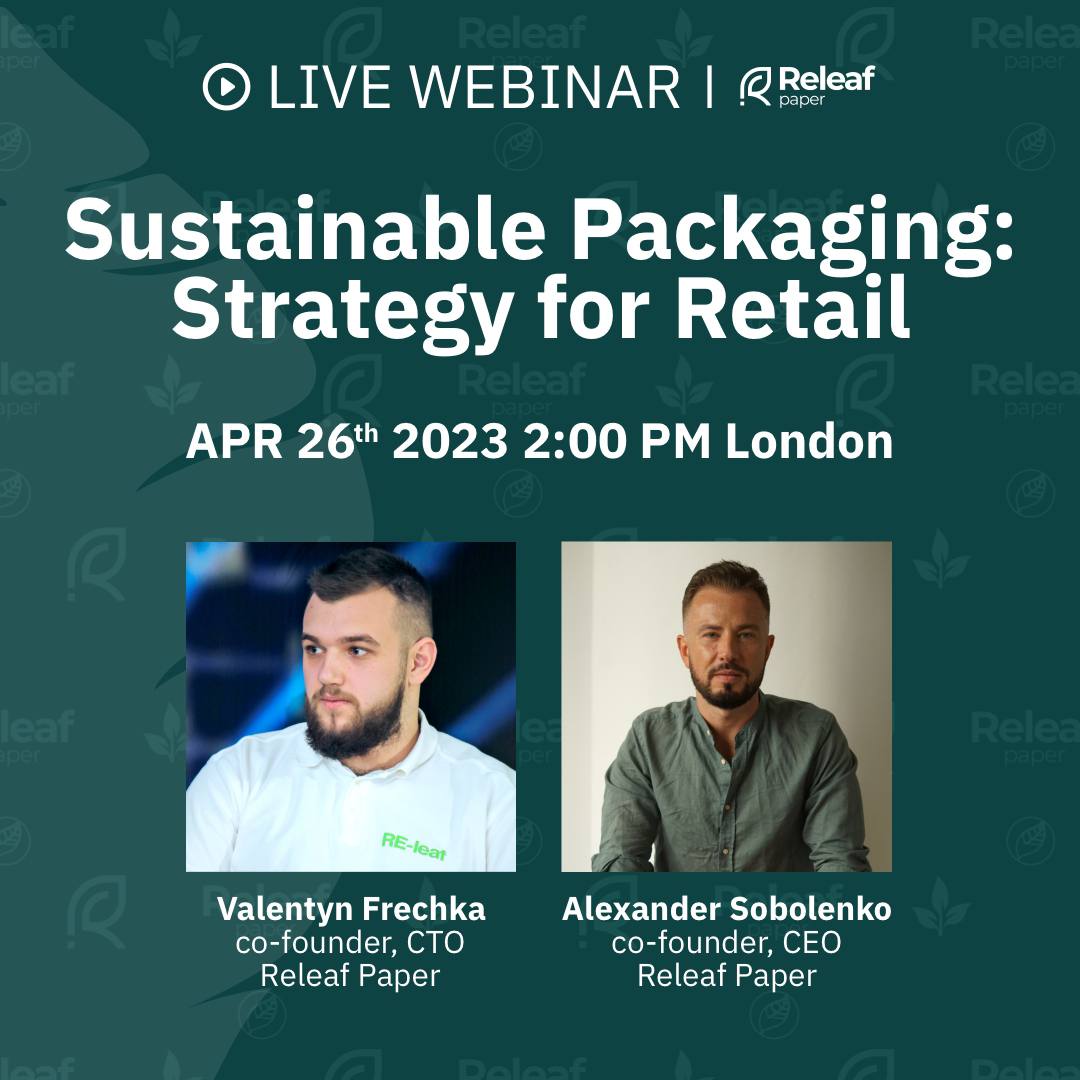 Welcome to the First Webinar hosted by ReLeaf Paper