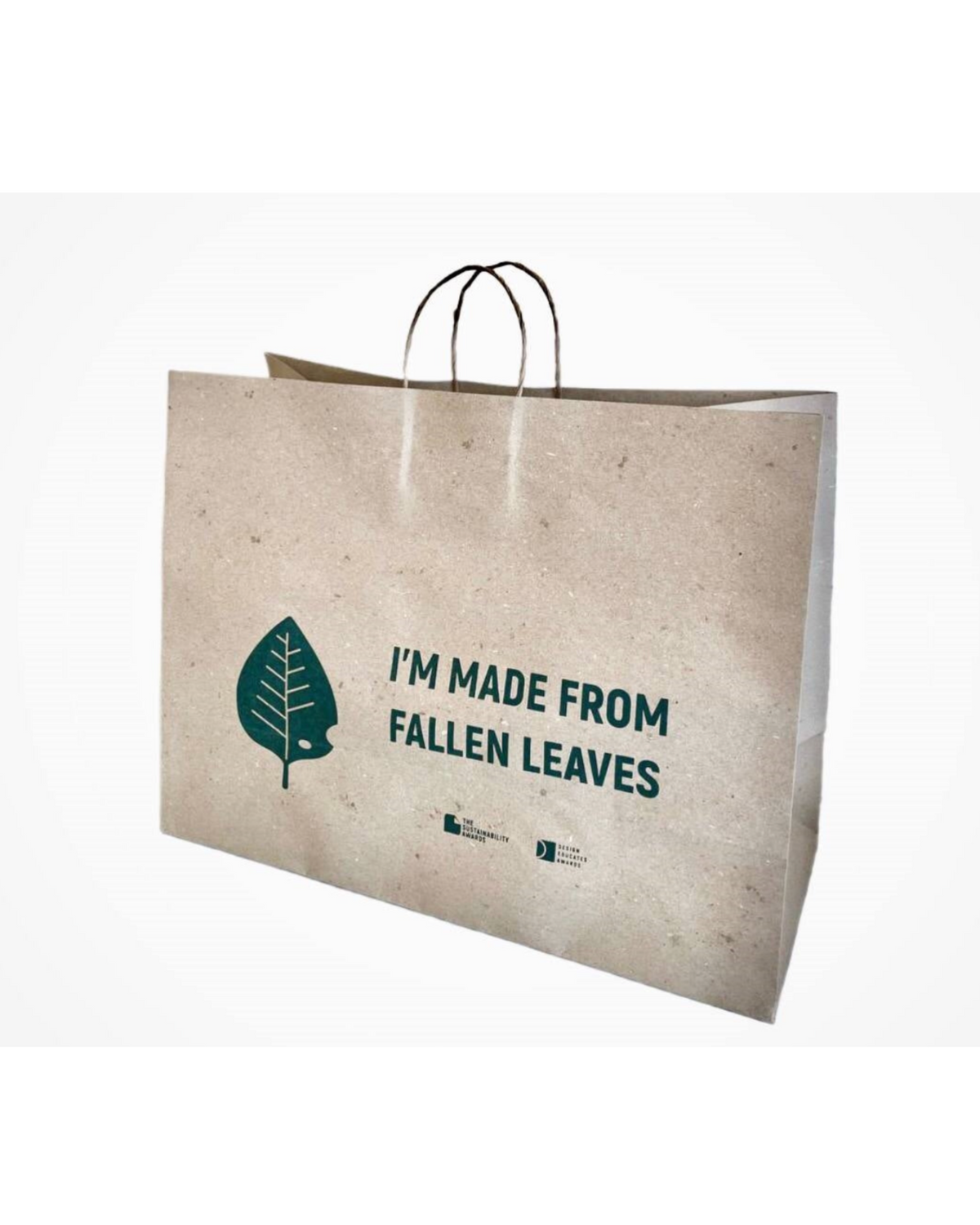 Releaf Paper Bag, Wide 420(W)х320(H)x180(B) mm, Releaf print (100 pcs)