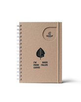 Releaf Paper Notebook (A5) "I'm made from fallen leaves" (1 pcs)