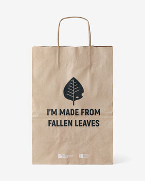Eco friendly Releaf Paper Bag, Fallen Leaf, Medium (100 pcs)