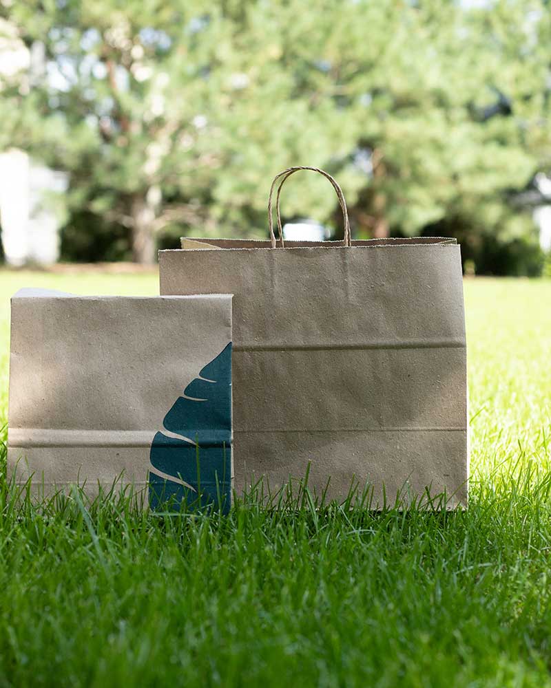 SIZO Knitted Paper Bag Olive with waterproof biodegradable liner Online  Wholesale | Orderchamp